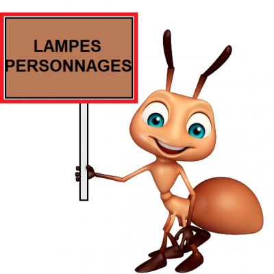 Lampes personnages